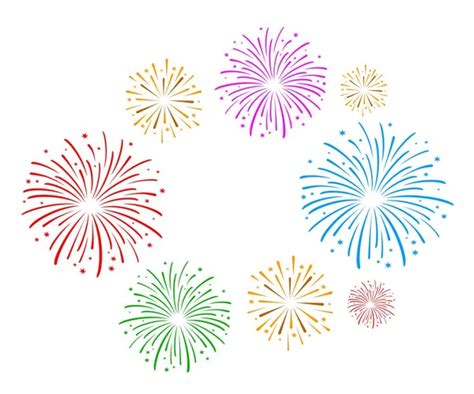 100000 New Years Fireworks Vector Images Depositphotos