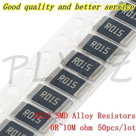 Pcs Smd Alloy Resistors R M