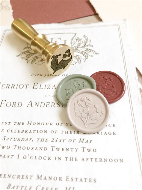 How To Make A Perfectly Round Wax Seal Katrina Crouch Blushed Design