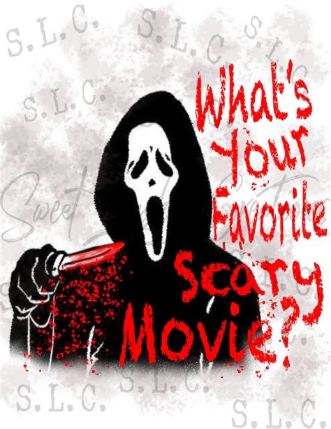 Whats Your Favorite Scary Movie Etsy