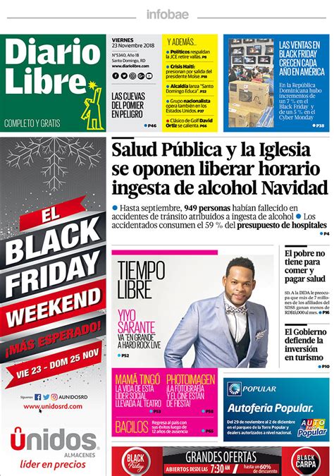 Diario Libre República Dominicana Viernes 23 De Noviembre De 2018 Infobae