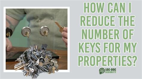 How Can I Reduce The Number Of Keys For My Properties What Is A Gmk Or