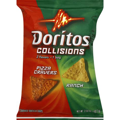 Doritos Collisions Tortilla Chips Flavored Pizza Cravers Ranch