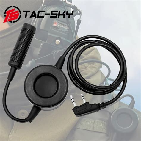 Ts Tac Sky Tci Ptt Tactical Headset Accessory Ptt Adapter For Hearing