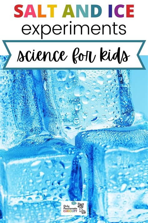 Science for Kids: Salt and Ice Experiments - Only Passionate Curiosity