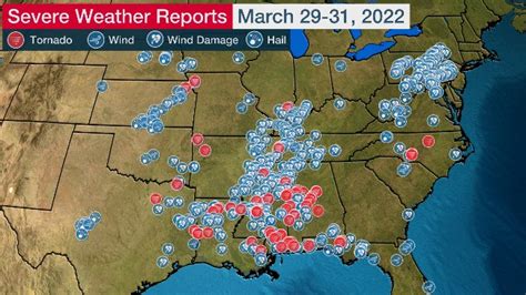 Second Severe Weather Outbreak In A Week Rakes Through The South