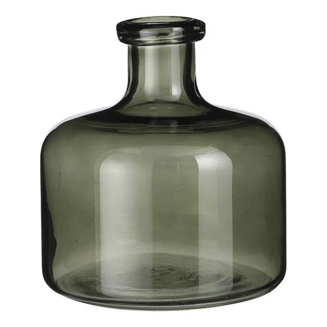 Mica Decorations Regal Glazen Fles H X Cm Groen Leen Bakker