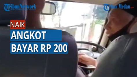 Viral Video Penumpang Angkot Ngotot Cuma Bayar Ongkos Rp Reaksi