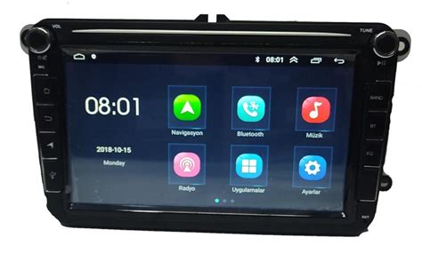 Volkswagen Universal Android Inch Multimedya Potansl Cdsiz Avgo