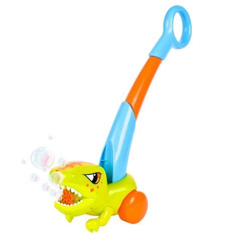 Play Day Dino Push Bubble Blower Includes 4oz Bubble Solution