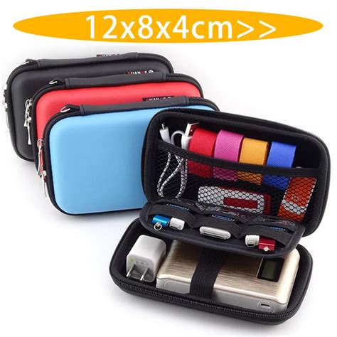 Mini Bolsa De Auriculares Port Til Eva Monedero Estuche De Cable Usb