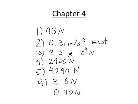 Ap Physics Chapter 4 Answers Ppt Free Download