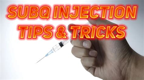 Subq Testosterone Injection Tips And Tricks Subcutaneous Injections Trt