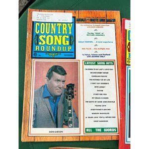 Other Vintage Lot Of Country Song Roundup Magazine Merle