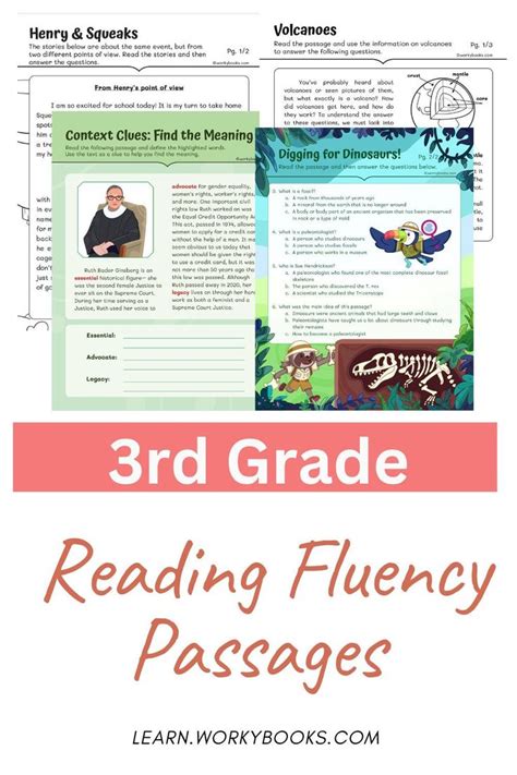 10 Free 3rd Grade Reading Fluency Passages Fluency Passages Reading Fluency Reading Fluency