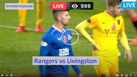 Live Football Stream Rangers Vs Livingston RAN V LIV Scotland