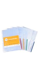 Perfect Line 200 Pochettes Transparentes Pour Documents DIN A4