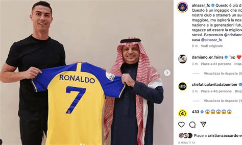 Ex Juve Ufficiale Ronaldo Ha Firmato Con L Al Nassr I Dettagli Foto