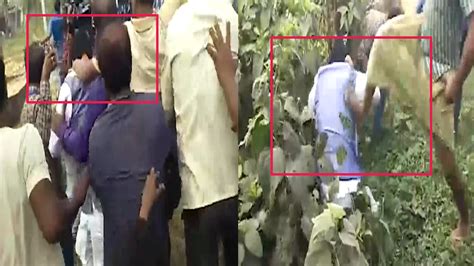 On Cam Bjp Candidate Allegedly Assaulted By Tmc Workers In West Bengal