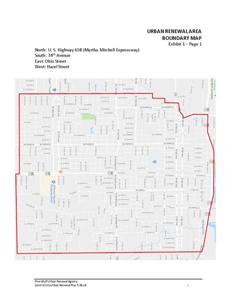 Boundary Maps - City Of Pine Bluff