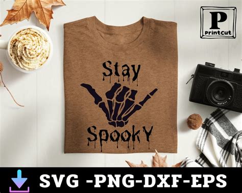 Stay Spooky Svg Skeleton Hand Svg Halloween Rock N Roll Svg