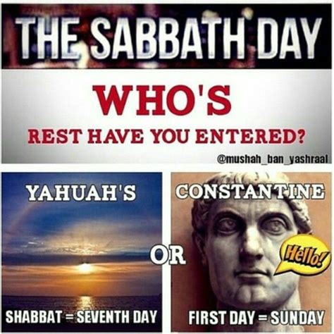 Saturday Is The Sabbath The Lord S Day So Who You Praying To On Sunday