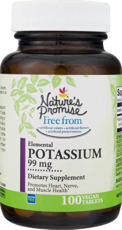 Nature S Promise 99mg Potassium 100 Ct Nature S Promise 41520057952 Customers Reviews