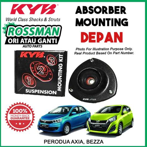 Pair Perodua Axia Bezza Kyb Absorber Mounting Front Original Sm F