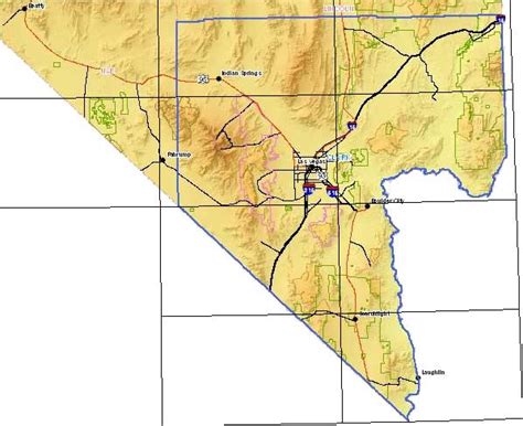 Map Of Clark County Nevada Maping Resources