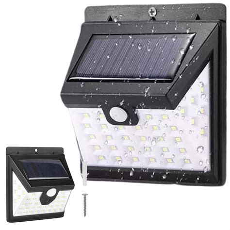 KINKIET SOLARNY ZEWNĘTRZNY LAMPA LED CZUJNIK RUCHU KINKIET SOLARNY LED