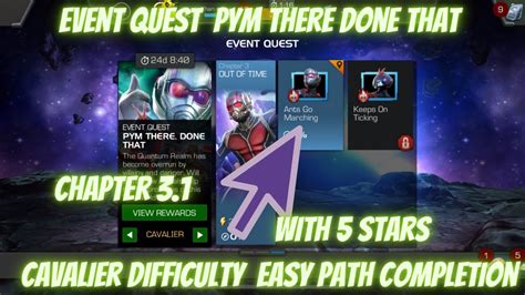 MCOC Event Quest Pym There Done That Cavalier Chapter 3 1 Easy Path