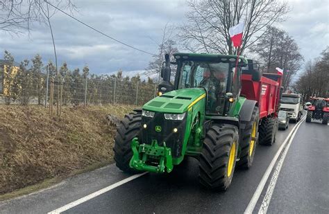 W Pi Tek Protest Rolnik W B D Utrudnienia Na Drodze Krajowej