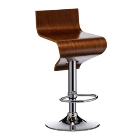 Walnut Bar Stool Modern And Contemporary Furniture