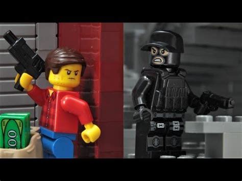 Lego Dashing Bank Robbery Heist City Police Academy School Brickfilm