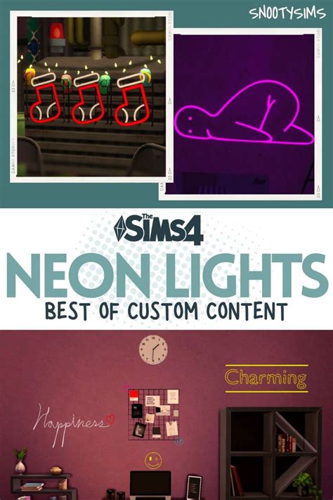 Sims 4 Neon Lights Cc That Will Enhance Gameplay Sims 4 Sims Neon