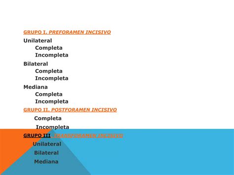 Fisura Labio Naso Alveolo Palatina Ppt Descarga Gratuita