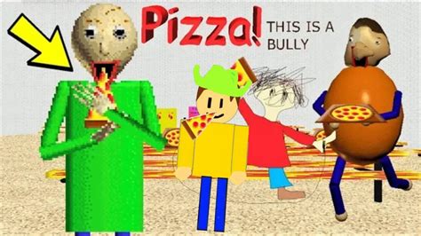 Baldi Loves Pizza Baldi Basics Android Mods Youtube