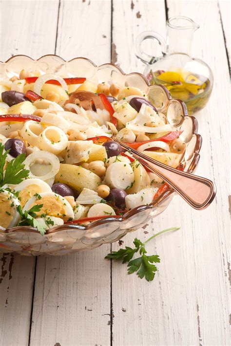 Salada De Batata Com Bacalhau E Grão De Bico Receitas Nestlé