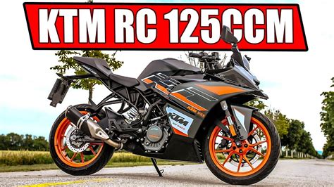 Ktm Rc 125 Ccm 2020 Motorrad Test Youtube