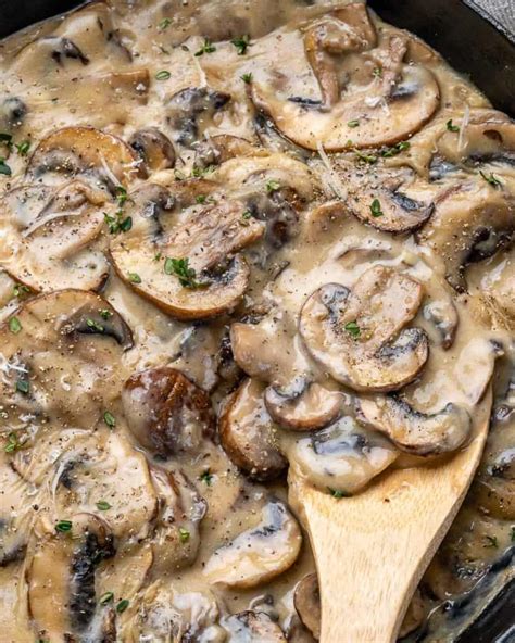 Creamy Sauteed Mushroom Recipe - Healthy Fitness Meals