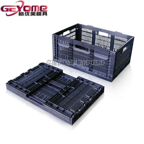 Professional Custom Folding Plastic Crates Mold Collapsible Crate Mould