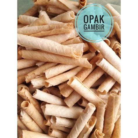 Jual Gr Opak Gambir Gulung Manis Jajanan Jadul Shopee Indonesia