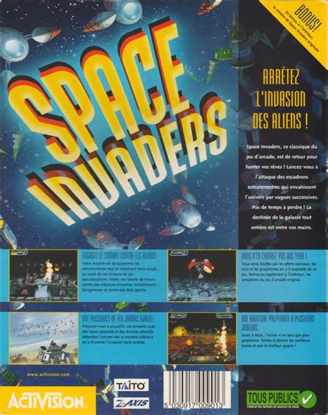 Space Invaders Cover Or Packaging Material Mobygames