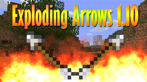 Exploding Arrows Minecraft 110 Redstone Tutorial Youtube