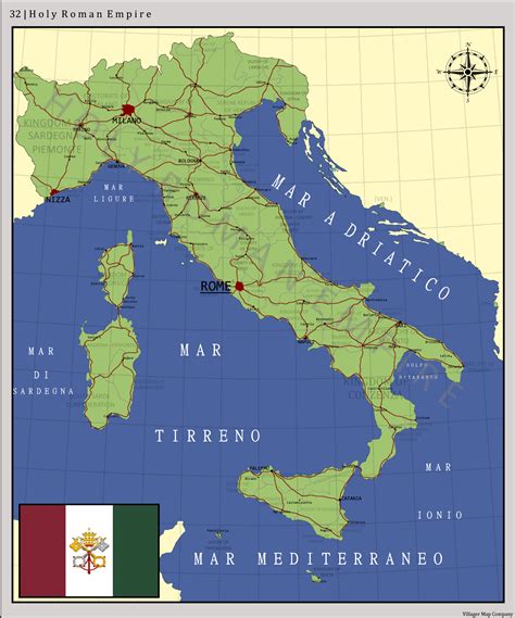 The Holy Roman Empire But In Italy Rimaginarymaps