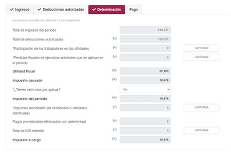 Determinacion De Isr Resico Persona Moral Ejemplos De Introduccion