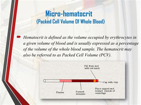 Ppt Micro Hematocrit Powerpoint Presentation Free Download Id9250595