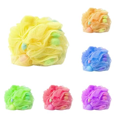 Bath Ball Sponge Shower Sponge Body Cleaning Shower Flower Random Color