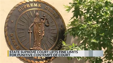 New Mexico Supreme Court Nixes ‘contempt Of Court Fine Limit Krqe