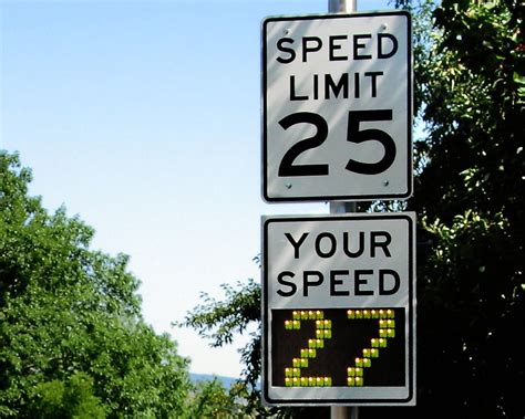 Radar Speed Sign Close Up Over Limit Richard Drdul Flickr